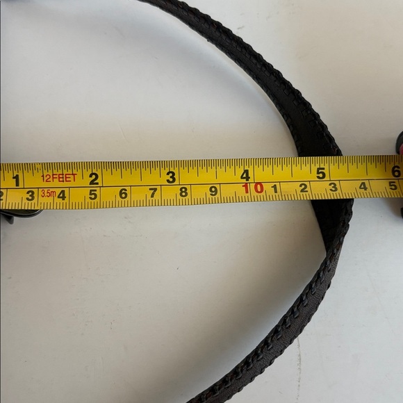 Antique embossed brown leather mini purse patented 1918. Clean. Embossed floral - Picture 11 of 16